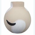 Youngs 7.1 in. Stoneware Hand Painted Vase 12472